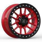 FLAME RED WITH BLACK RING