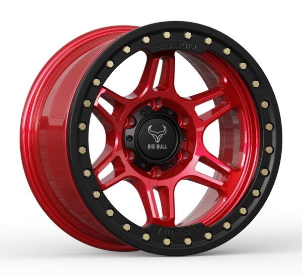 FLAME RED WITH BLACK RING