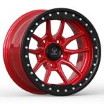 FLAME RED WITH BLACK RING