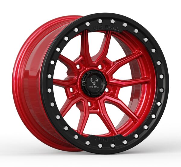 FLAME RED WITH BLACK RING