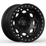 SATIN BLACK WITH BLACK RING