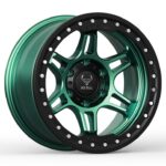 BURNT GREEN WITH BLACK RING